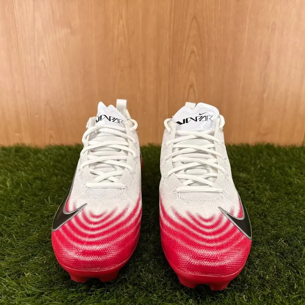 Nike Zoom Vapor Elite 1 White University Red Cleats FB3288-102 Men's Size 8